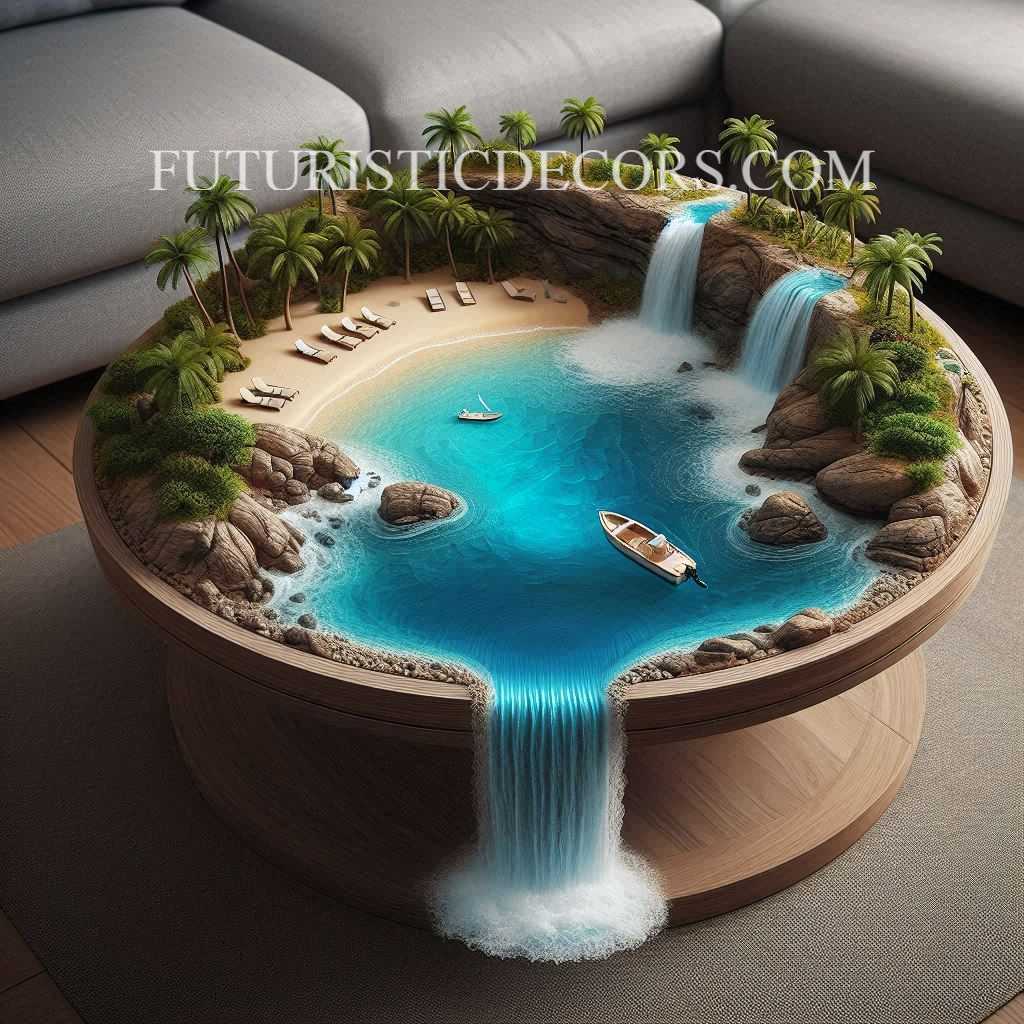 Waterfall Coffee Table