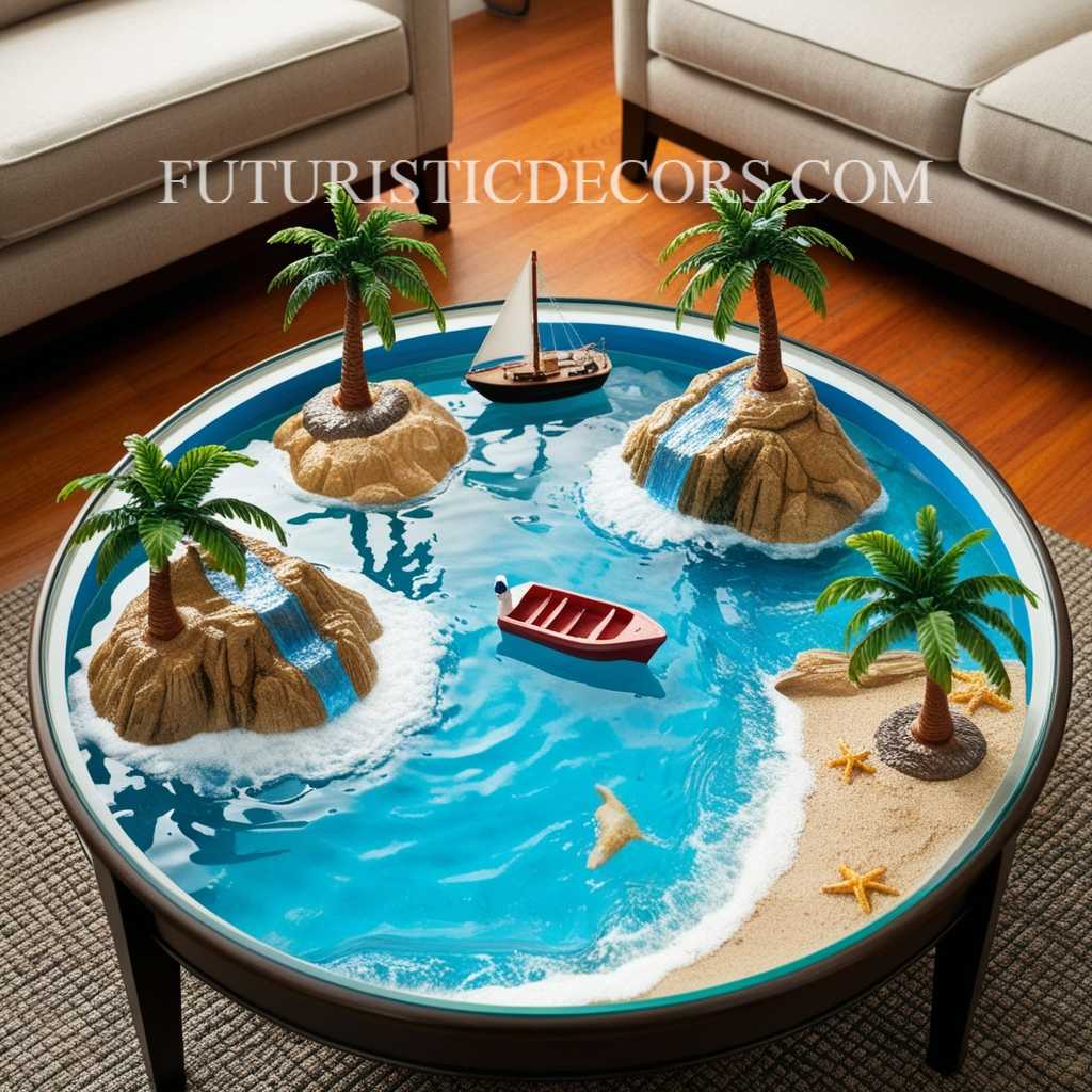 Waterfall Coffee Table