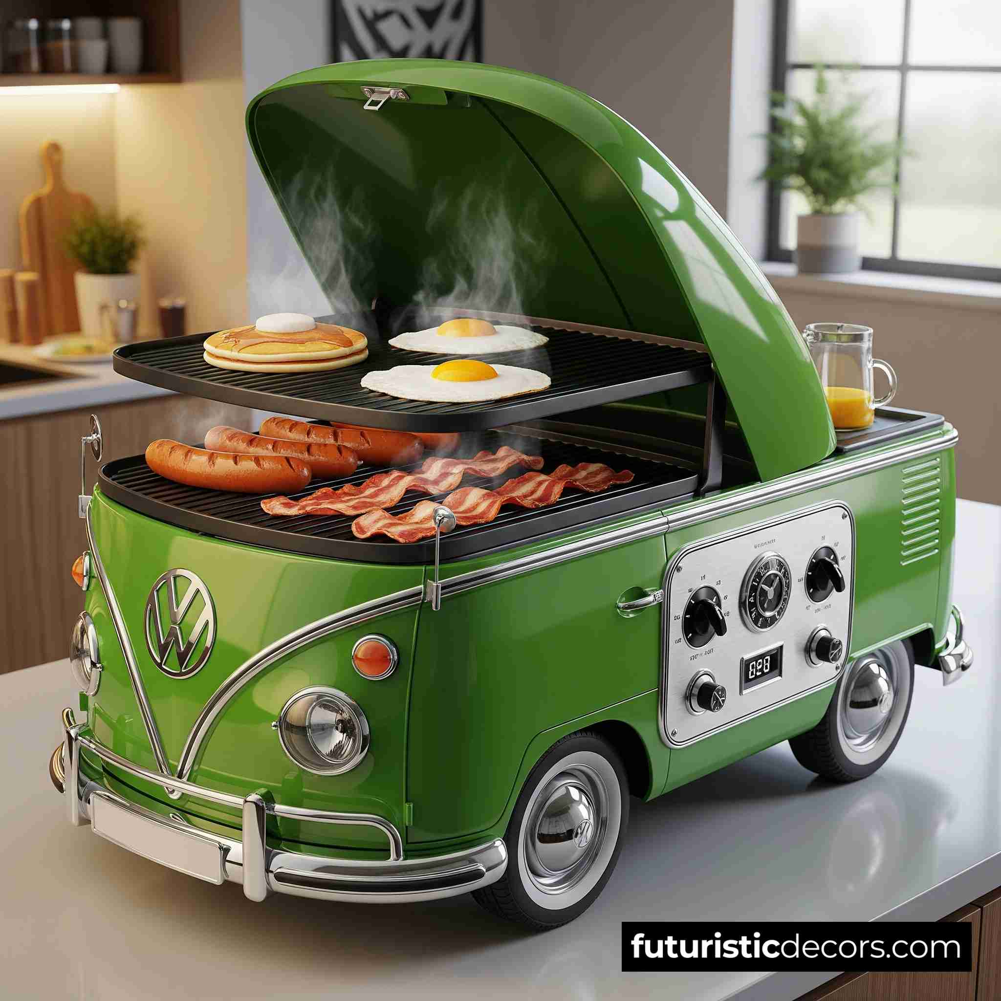 VW Bus Breakfast Stations