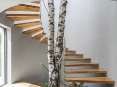 Wood Slab Staircase — A Perfect Harmony of Form & Function Live Edge Wood Staircase