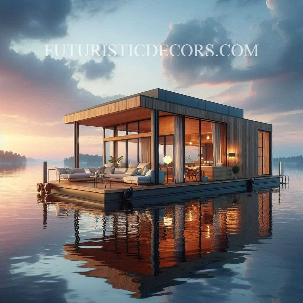 Wooden Home House Boat