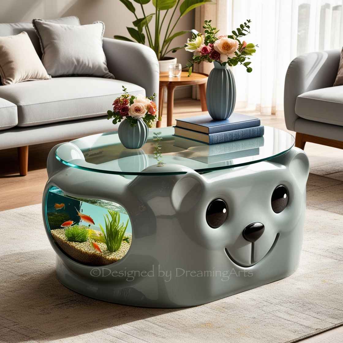 Animal Shaped Aquarium Coffee Table