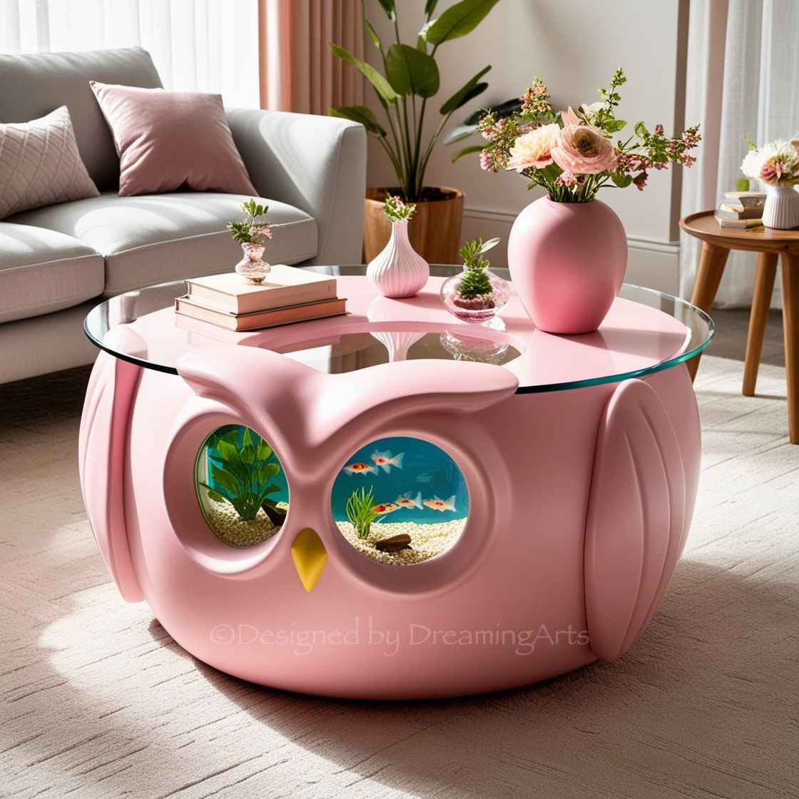 Animal Shaped Aquarium Coffee Table