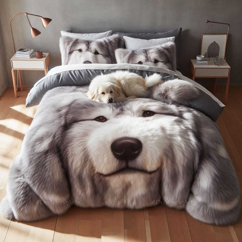 Animal-Themed Fur Blanket