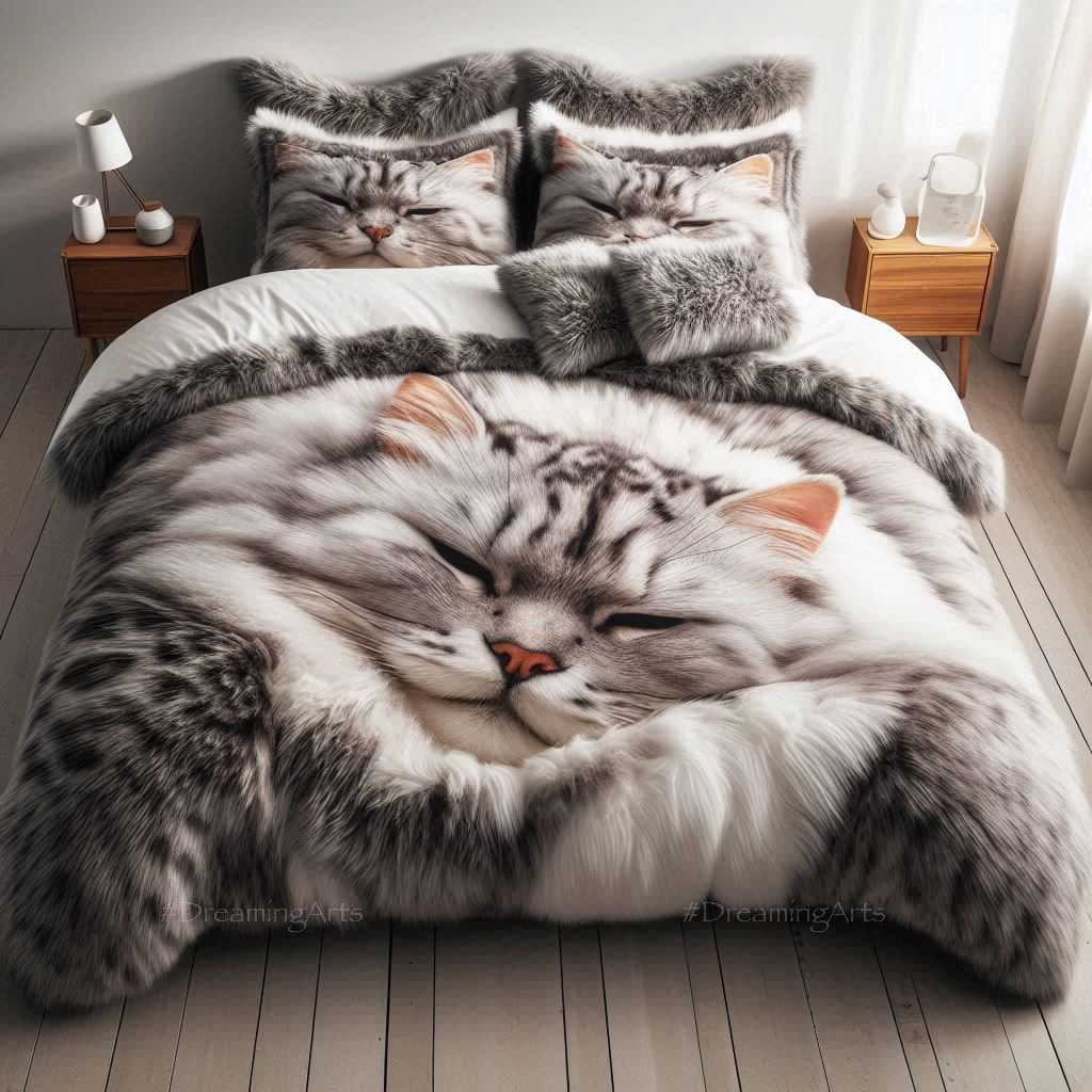 Animal-Themed Fur Blanket