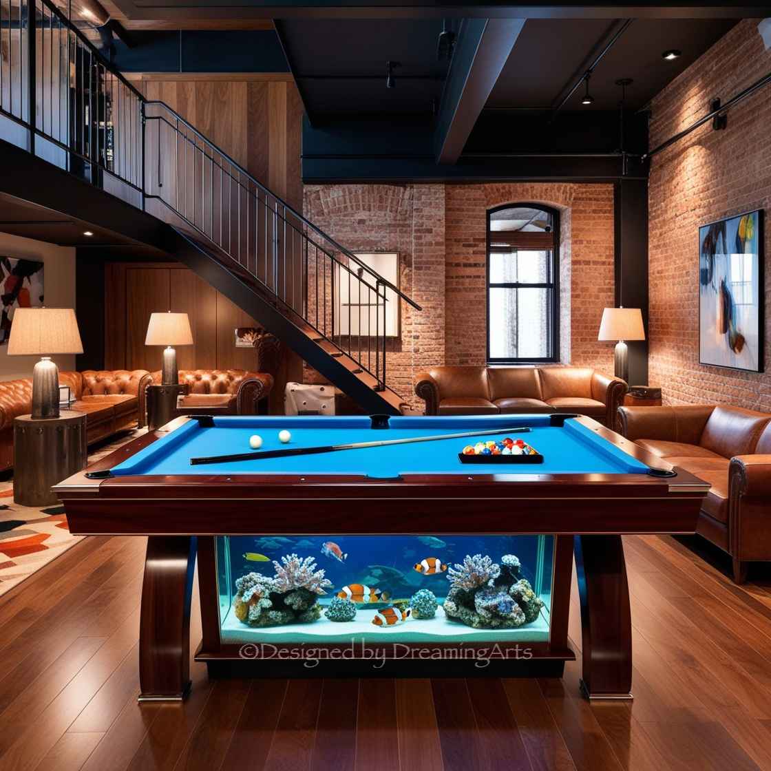 Aquarium Pool Table