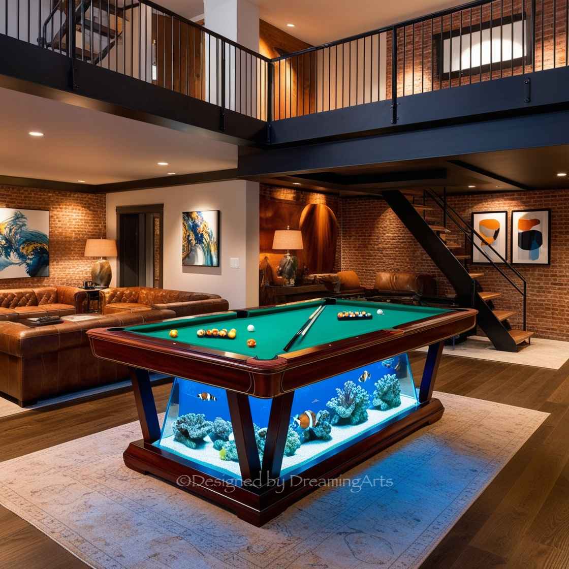 Aquarium Pool Table