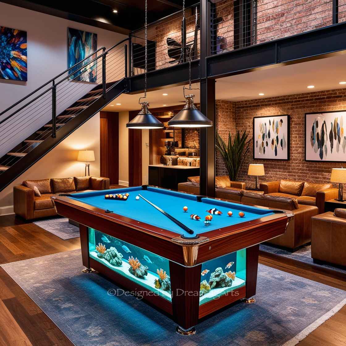 Aquarium Pool Table