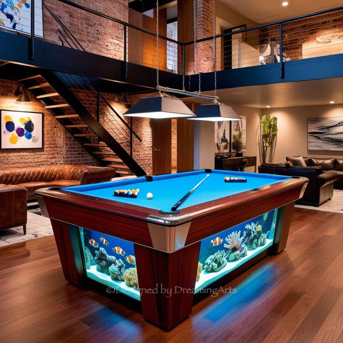 Aquarium Pool Table