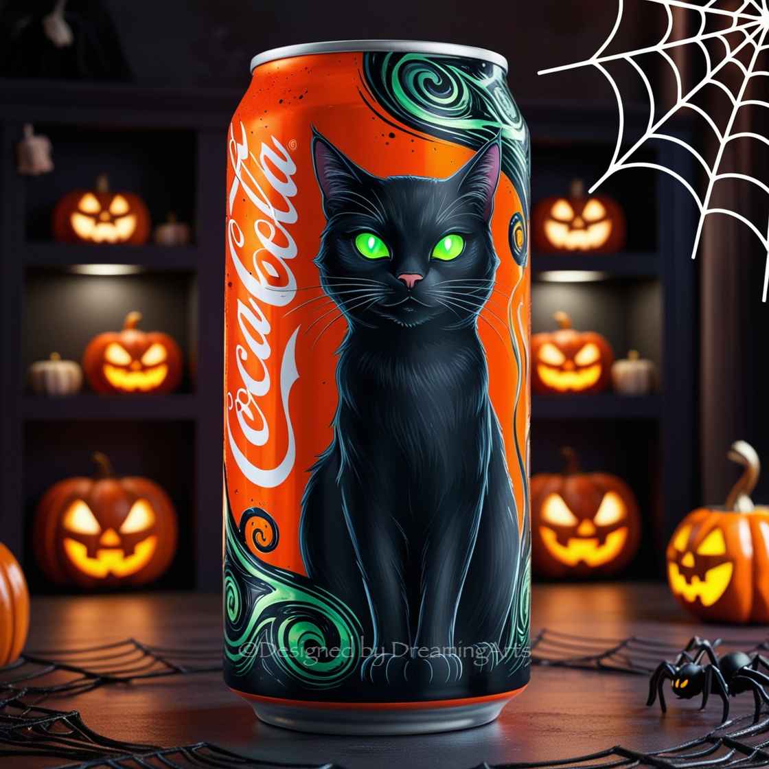 Black Cat Coca Cola