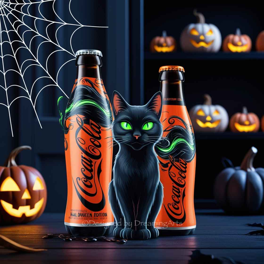 Black Cat Coca Cola