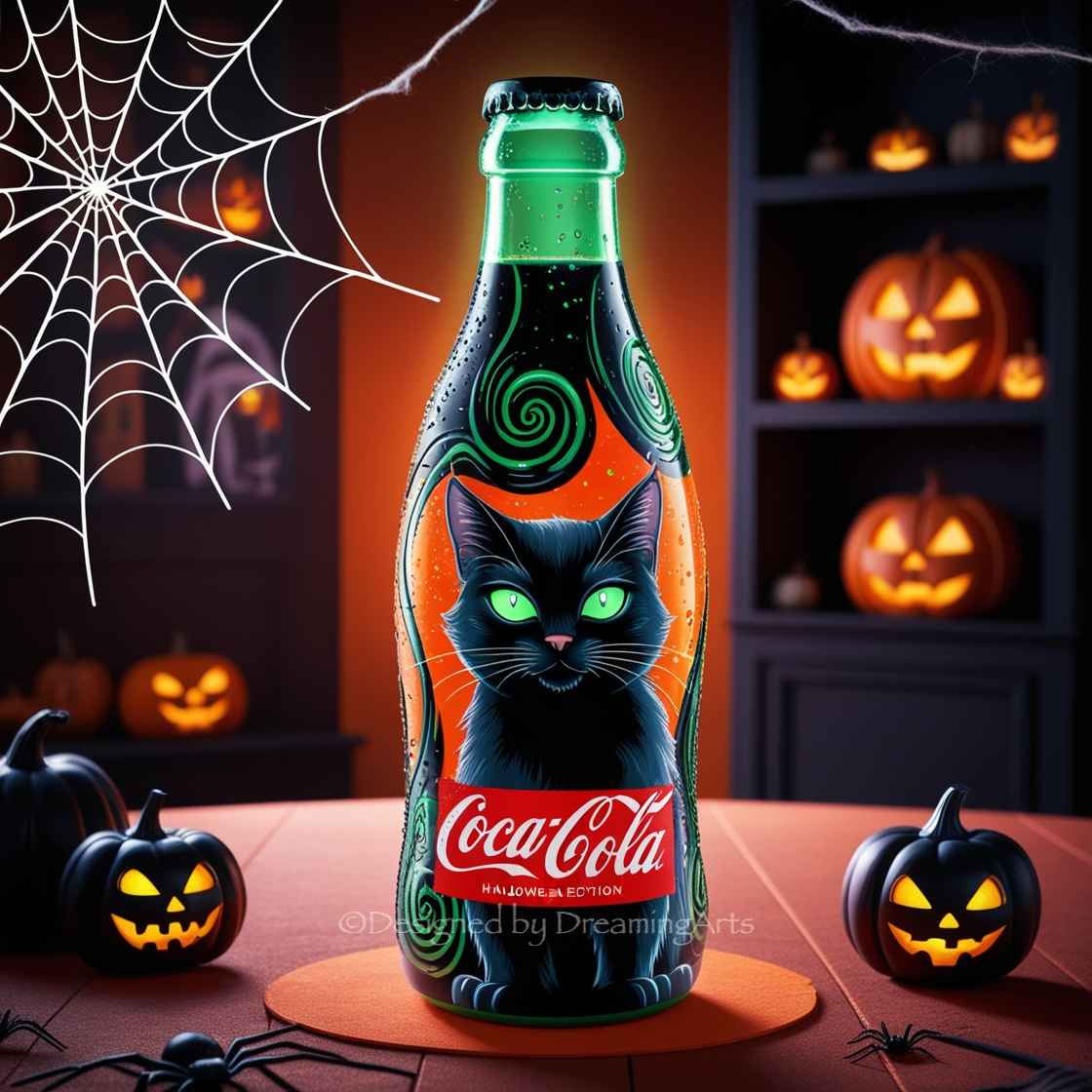 Black Cat Coca Cola