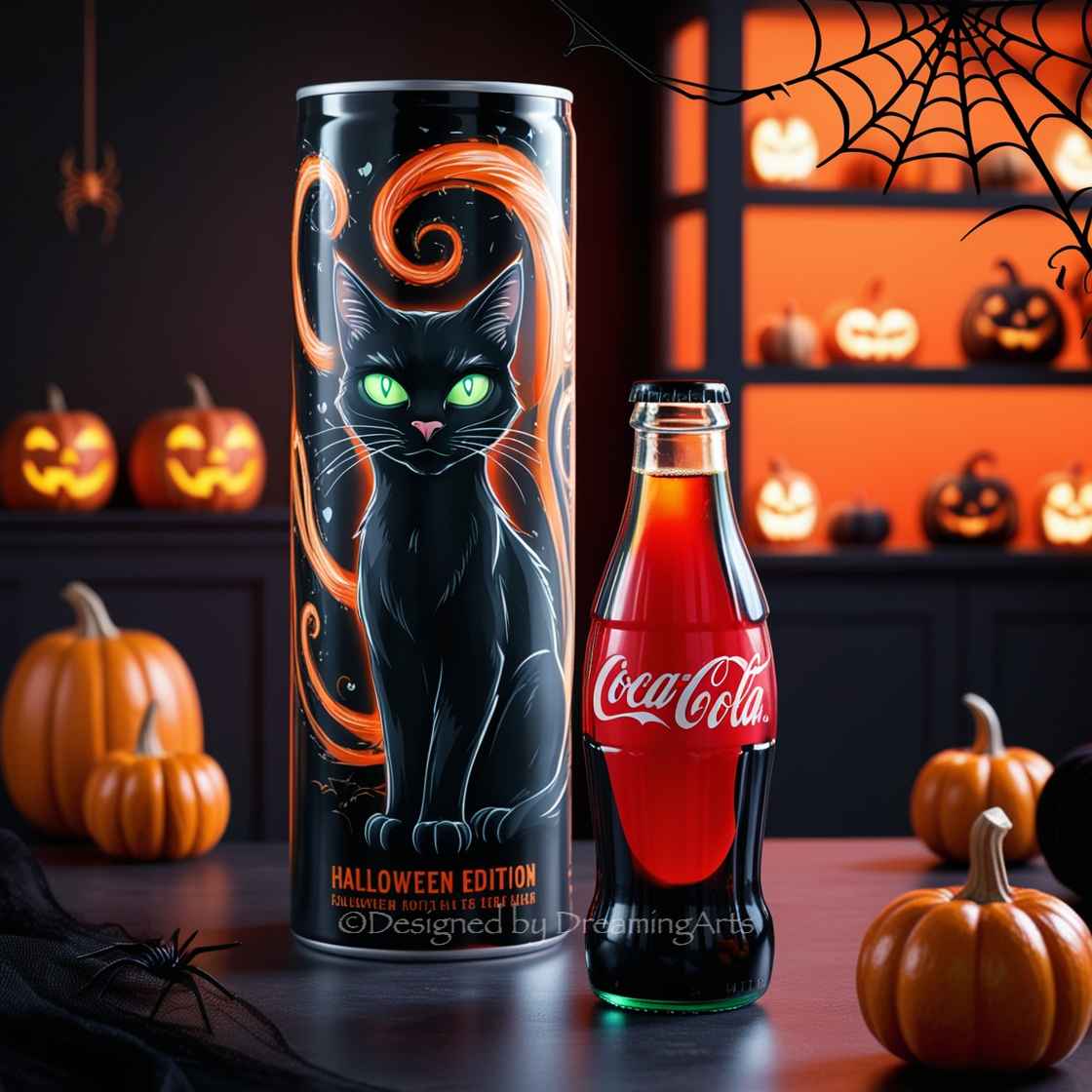 Black Cat Coca Cola