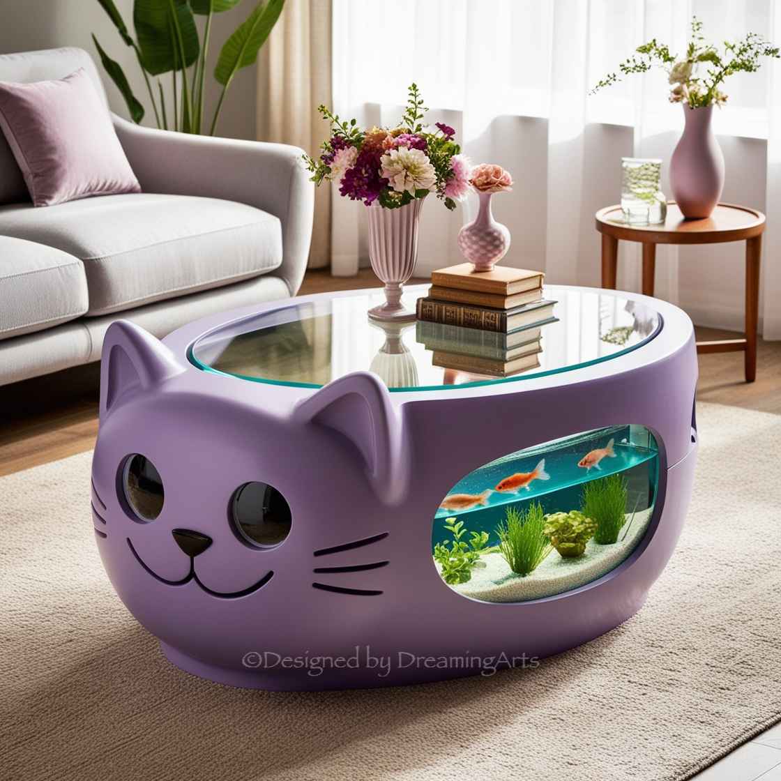 Cat coffee table best sale