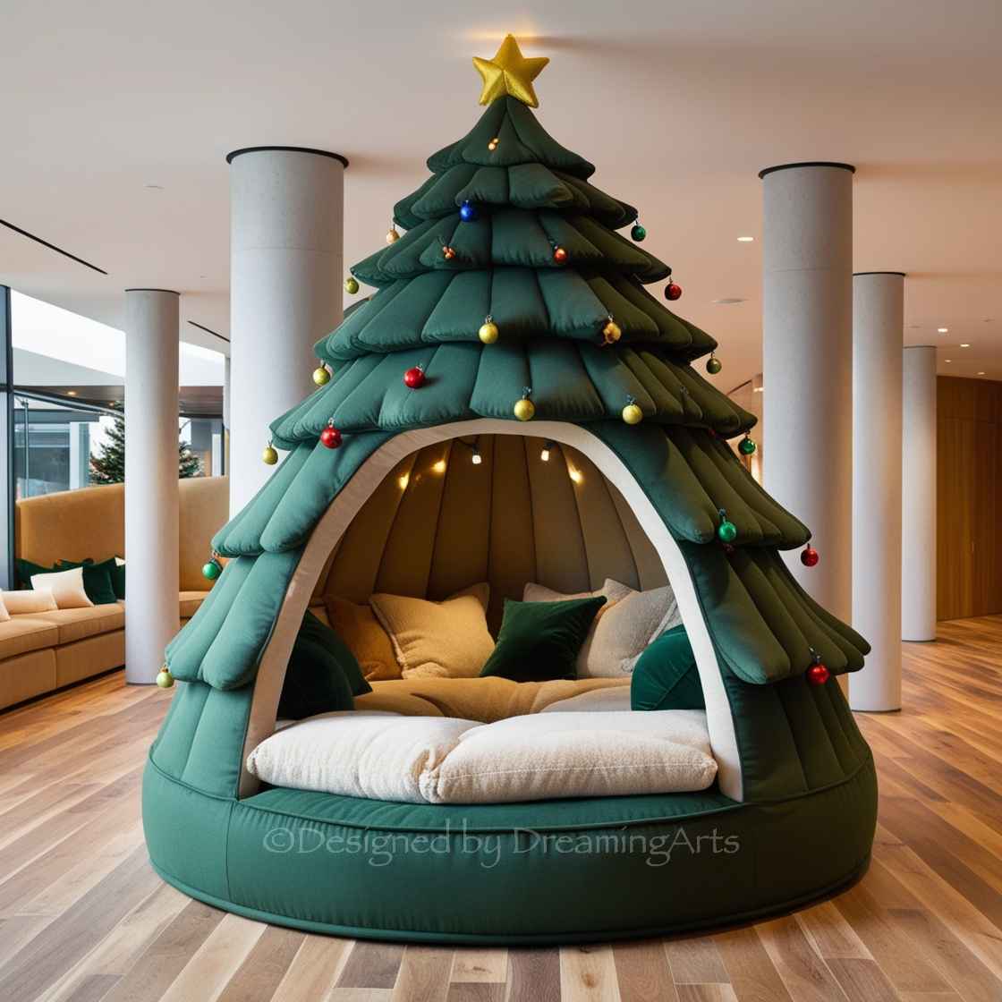 Christmas Tree Lounging Den