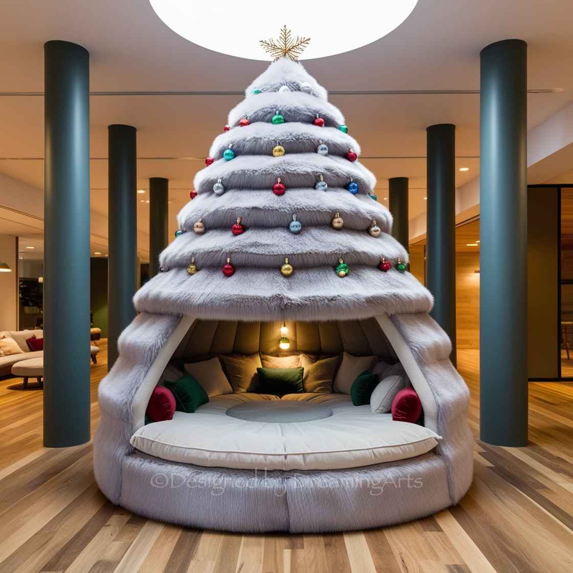 Christmas Tree Lounging Den