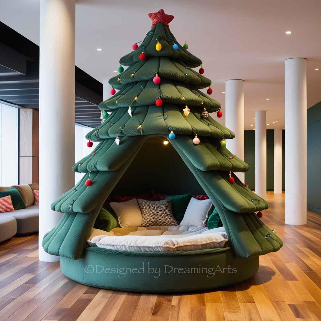 Christmas Tree Lounging Den