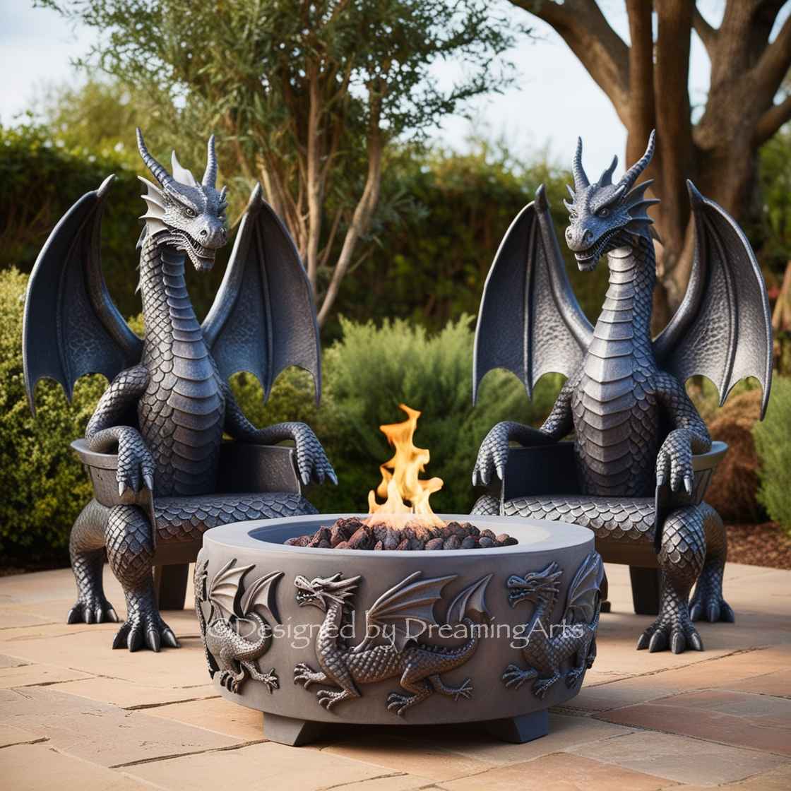 Dragon Fire Pit Patio Sets