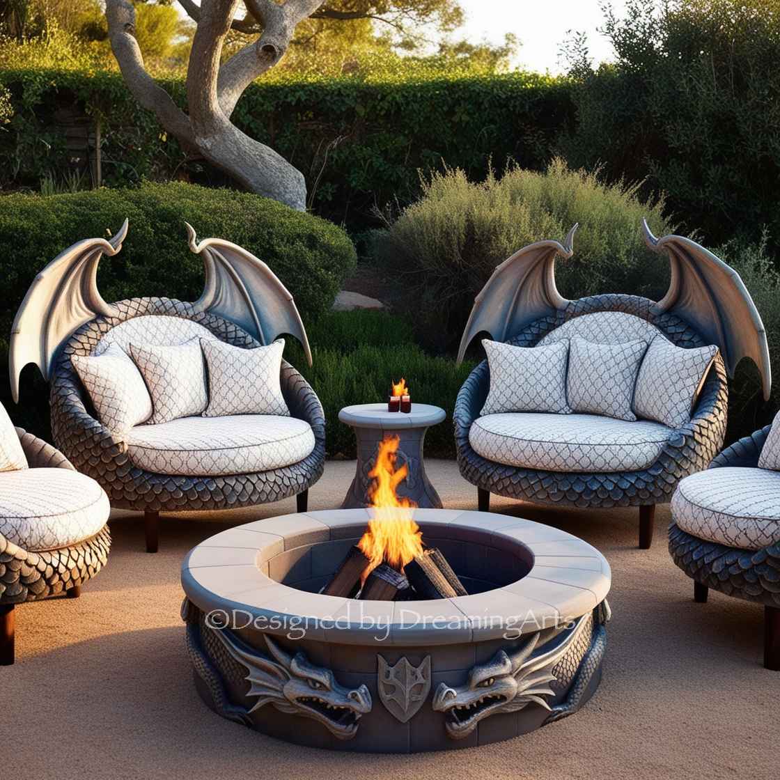 Dragon Fire Pit Patio Sets