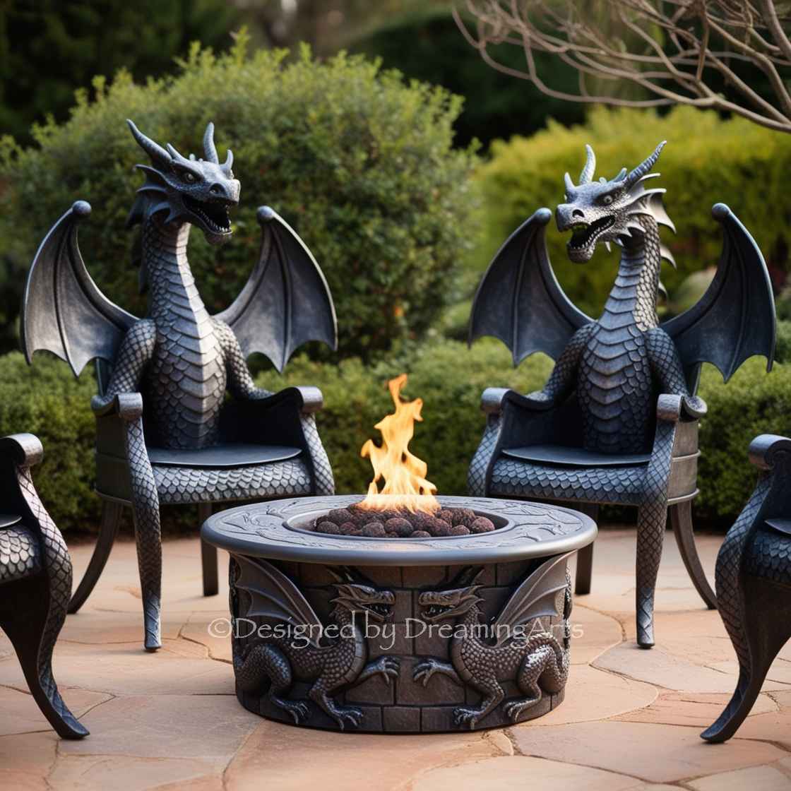 Dragon Fire Pit Patio Sets