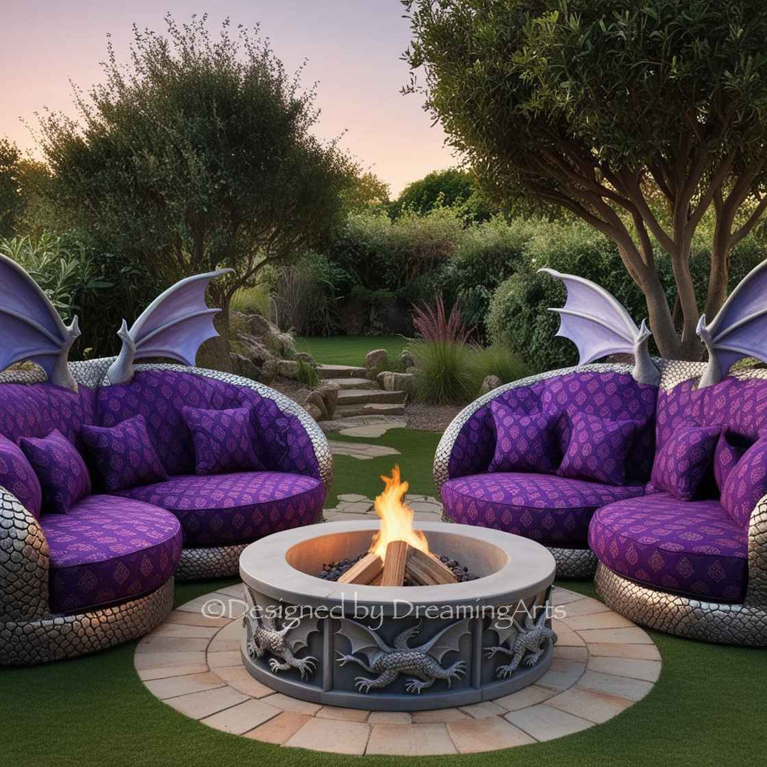 Dragon Fire Pit Patio Sets