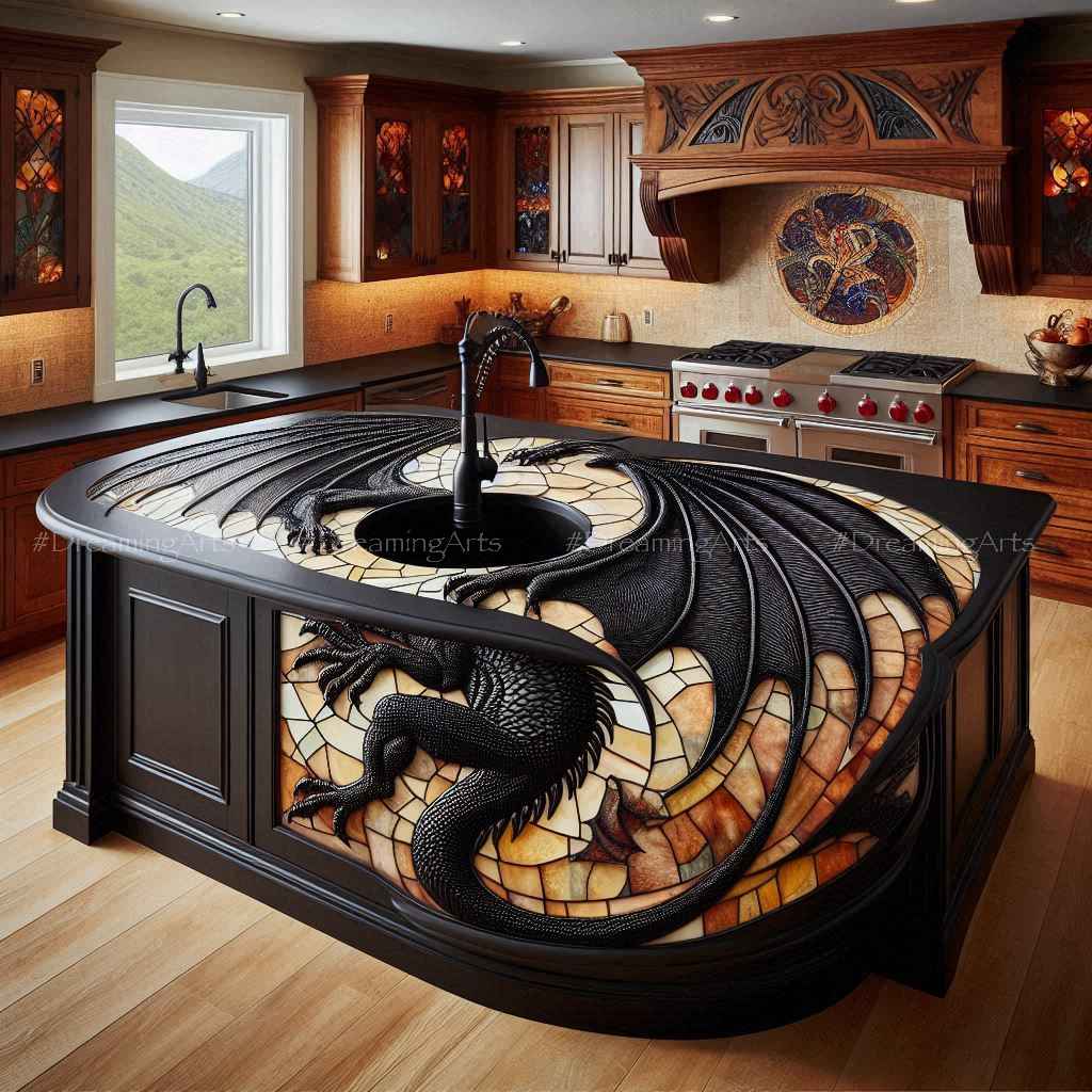 Dragon Kitchen Islands