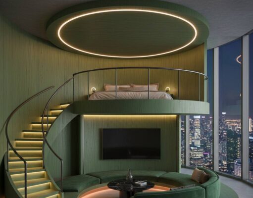 Elevated Loft Beds for Studio Apartments: Space-Saving Elegance Elevated Loft Beds