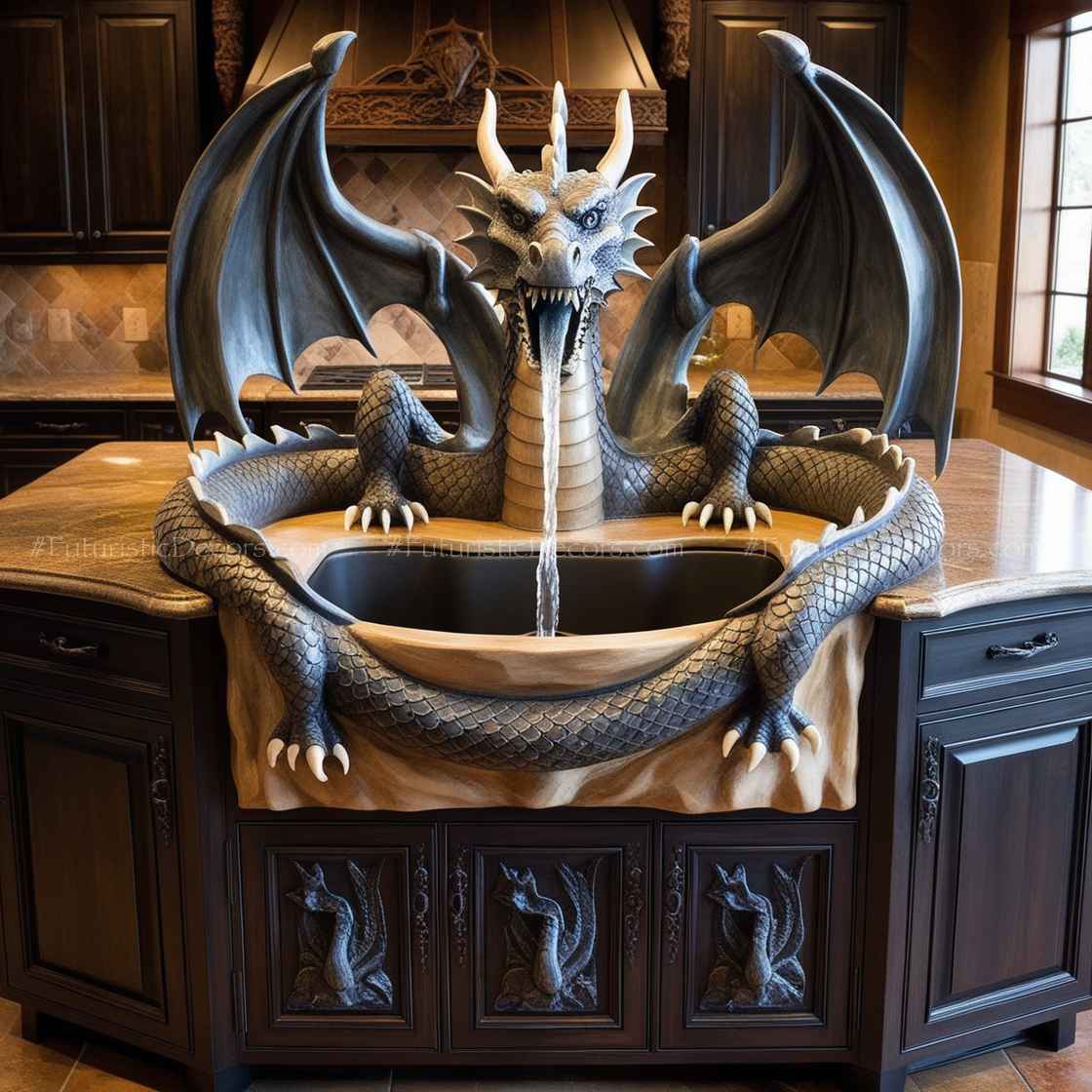 Dragon Kitchen Island