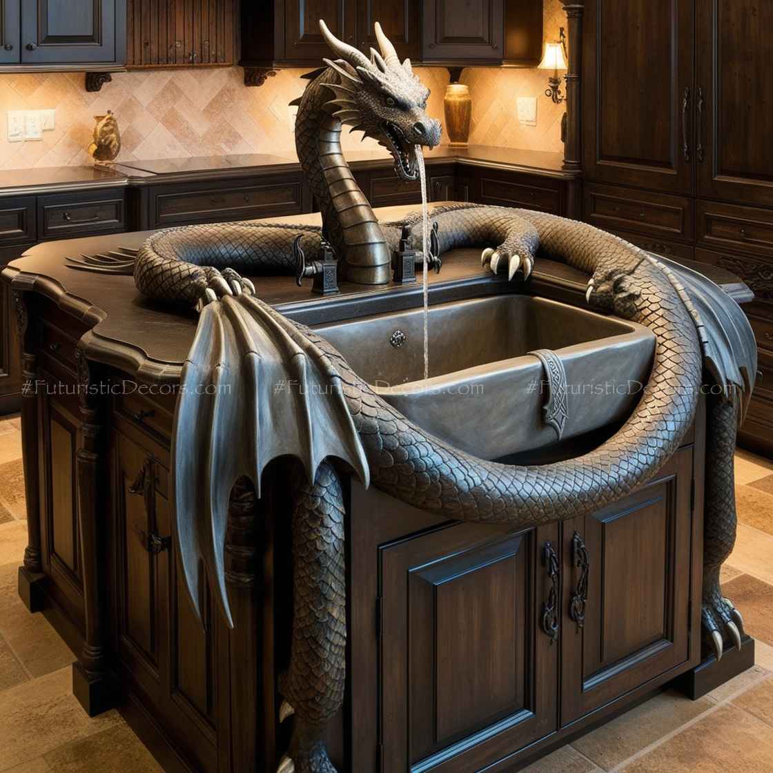 Dragon Kitchen Island