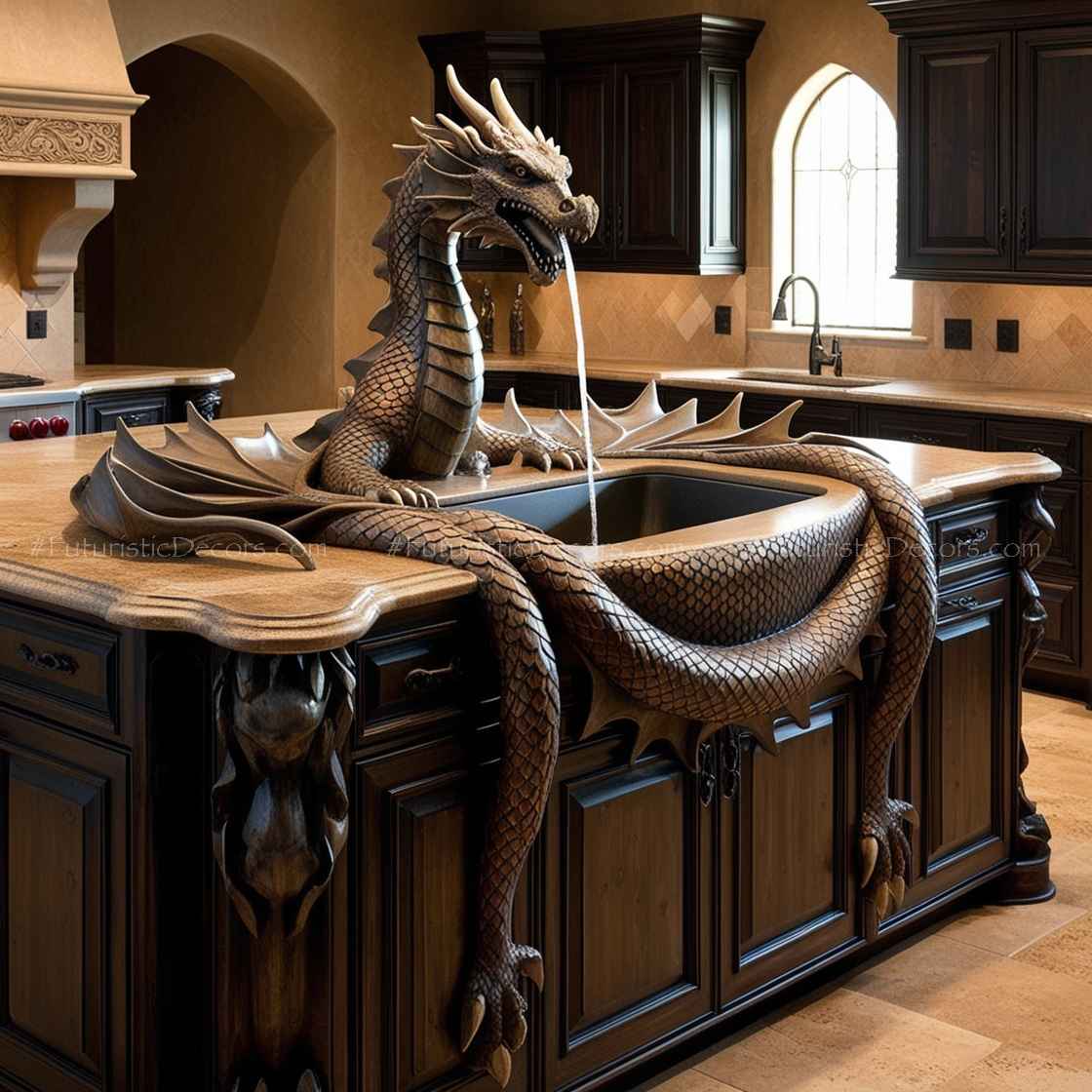 Dragon Kitchen Island