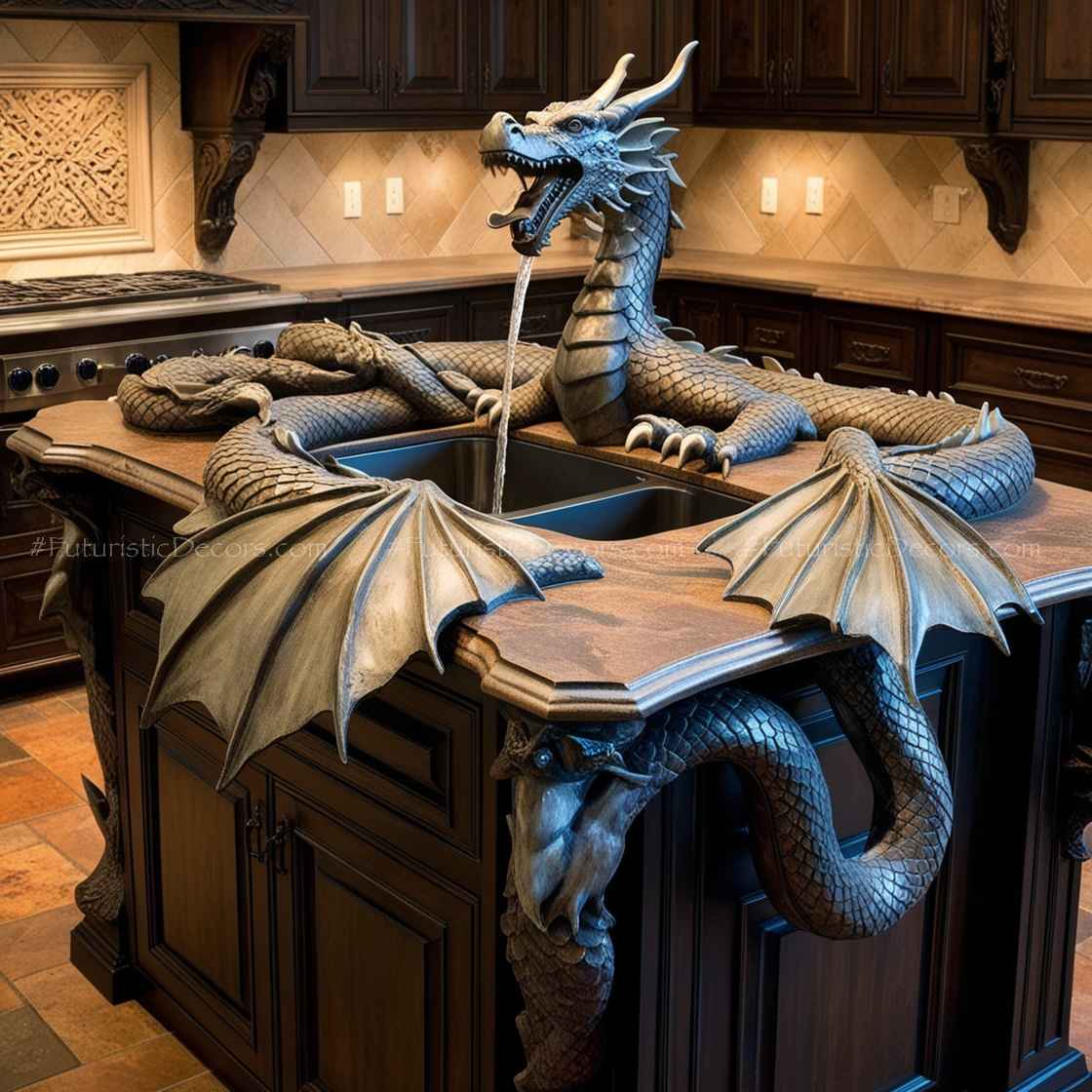 Dragon Kitchen Island