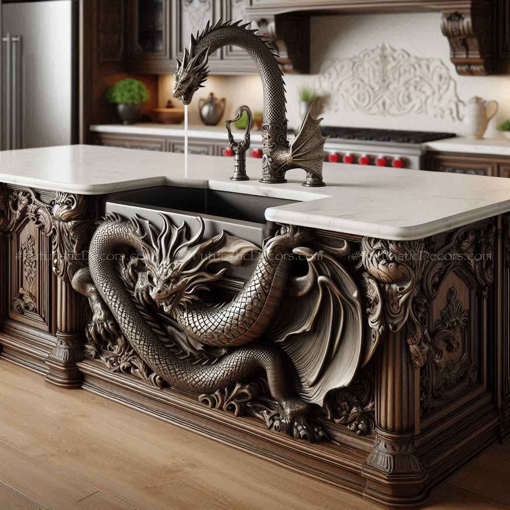 Dragon Kitchen Island