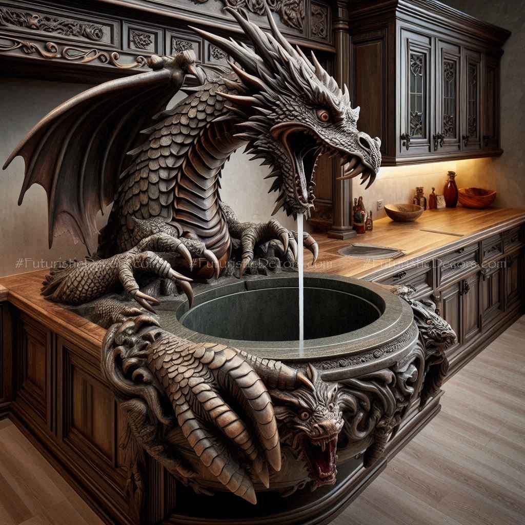 Dragon Kitchen Island