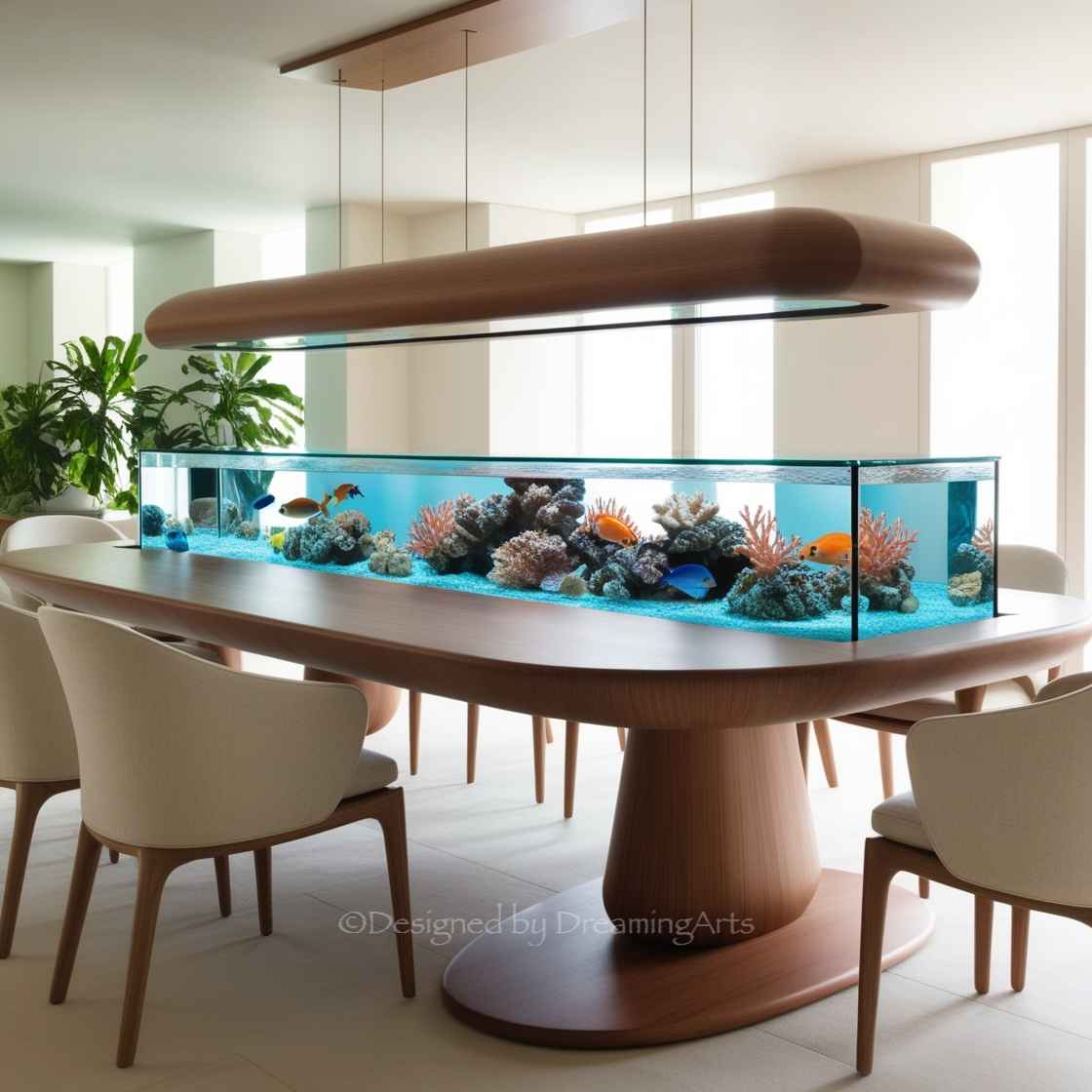 Aquarium Dining Tables