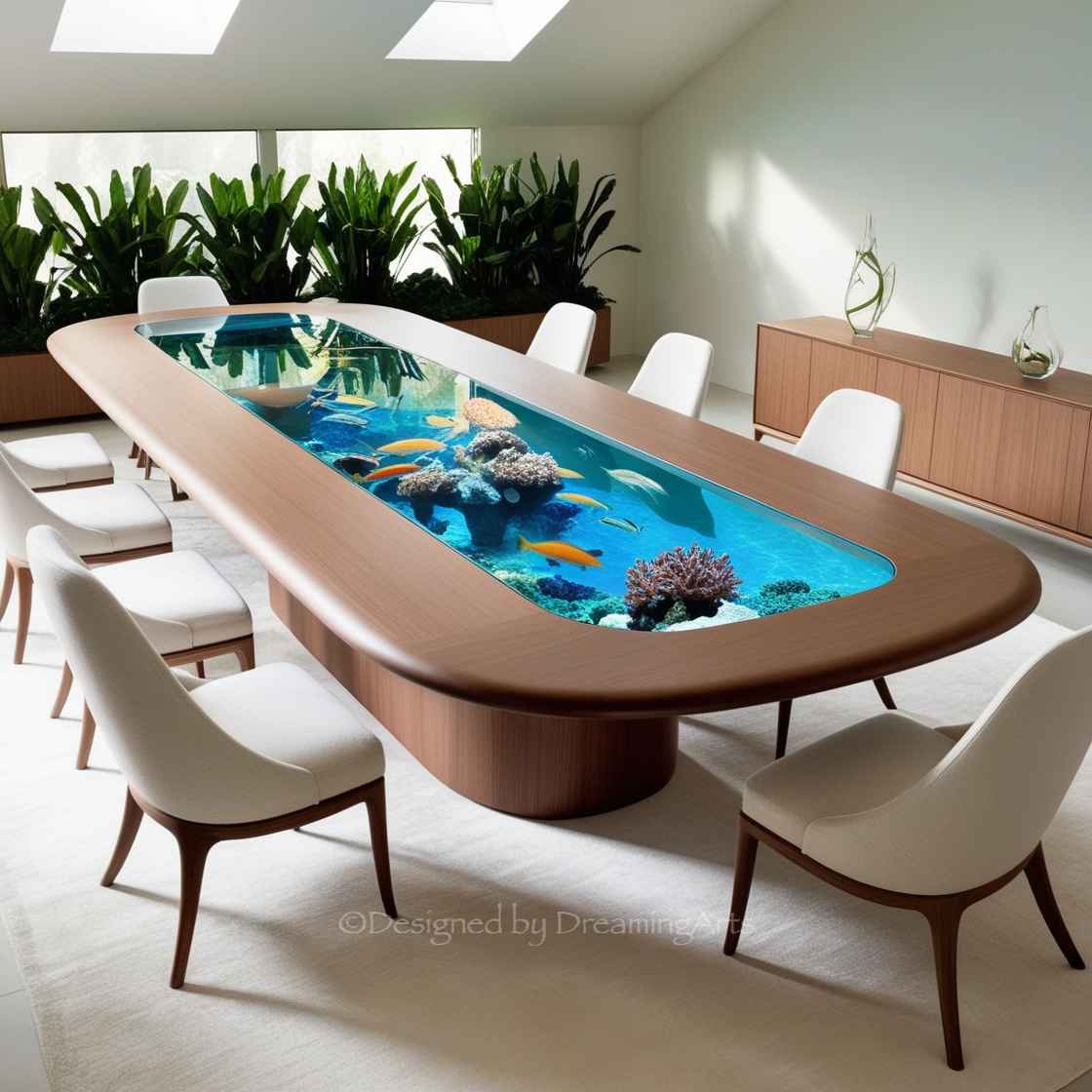 Aquarium Dining Tables