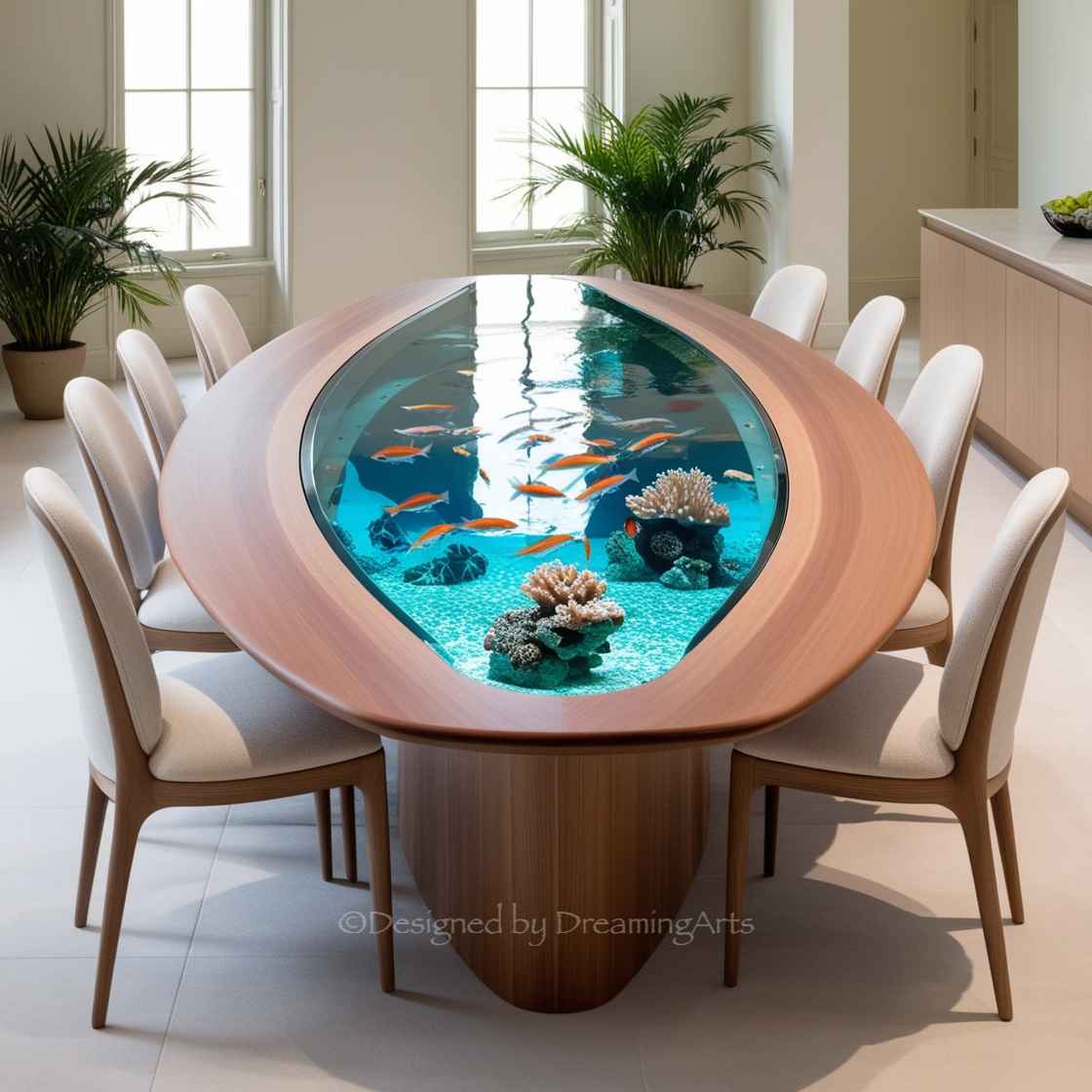 Aquarium Dining Tables