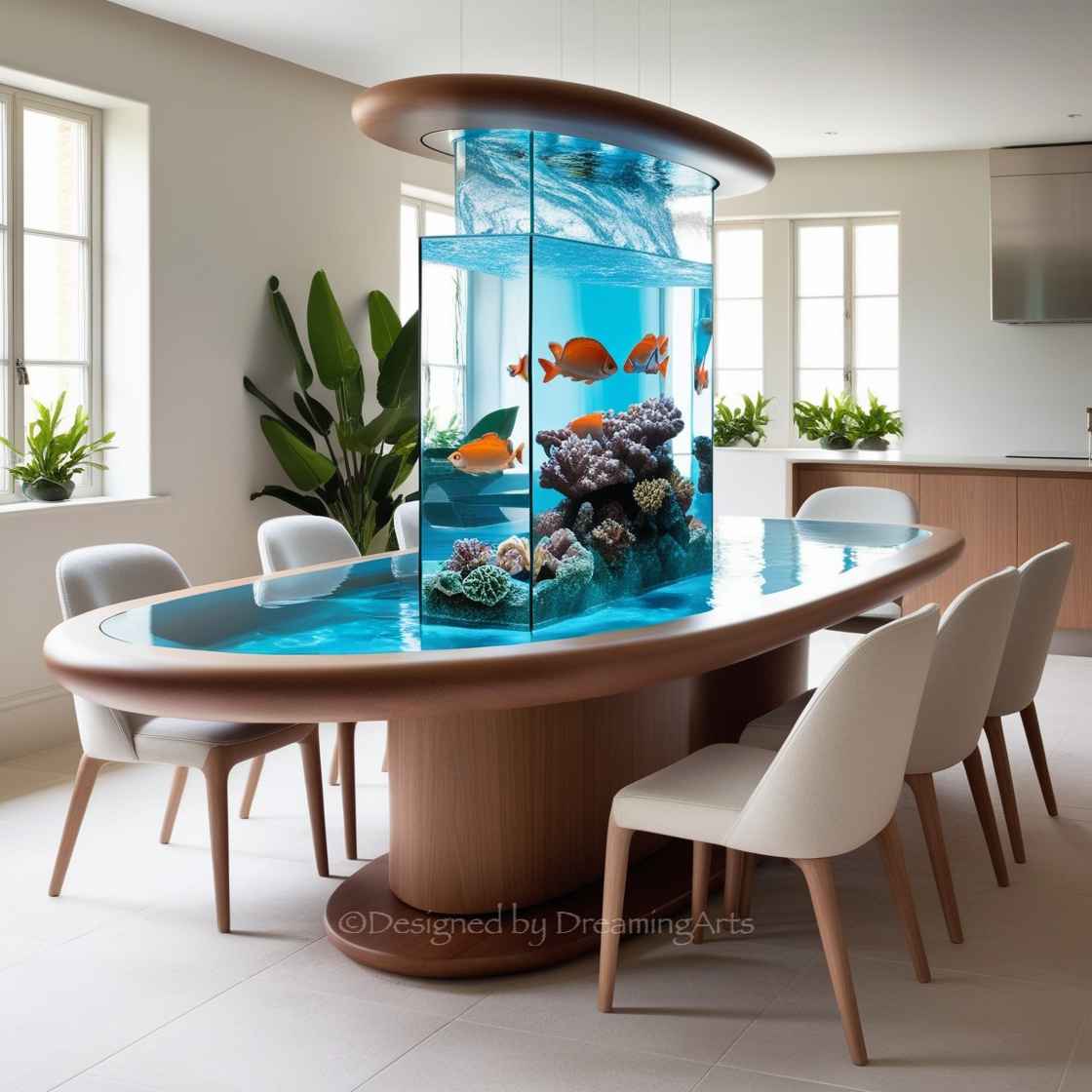 Aquarium Dining Tables