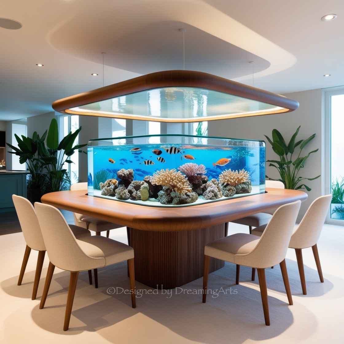 Aquarium Dining Tables