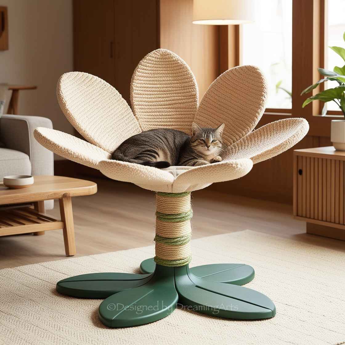 Flower Shaped Cat Tree