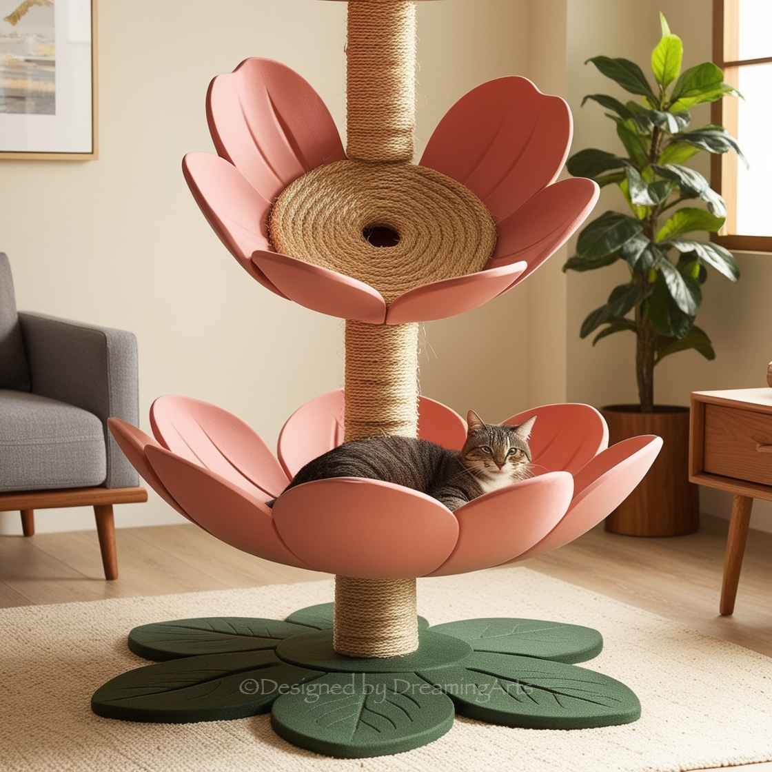 Flower Shaped Cat Tree