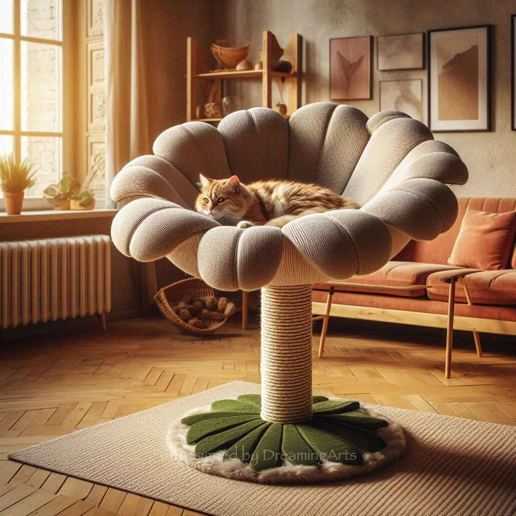 Flower Shaped Cat Tree