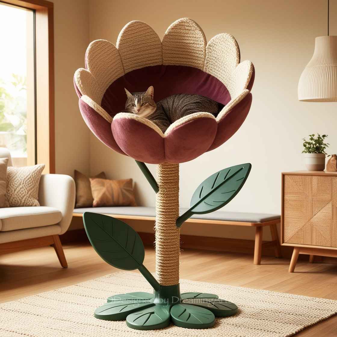 Flower Shaped Cat Tree