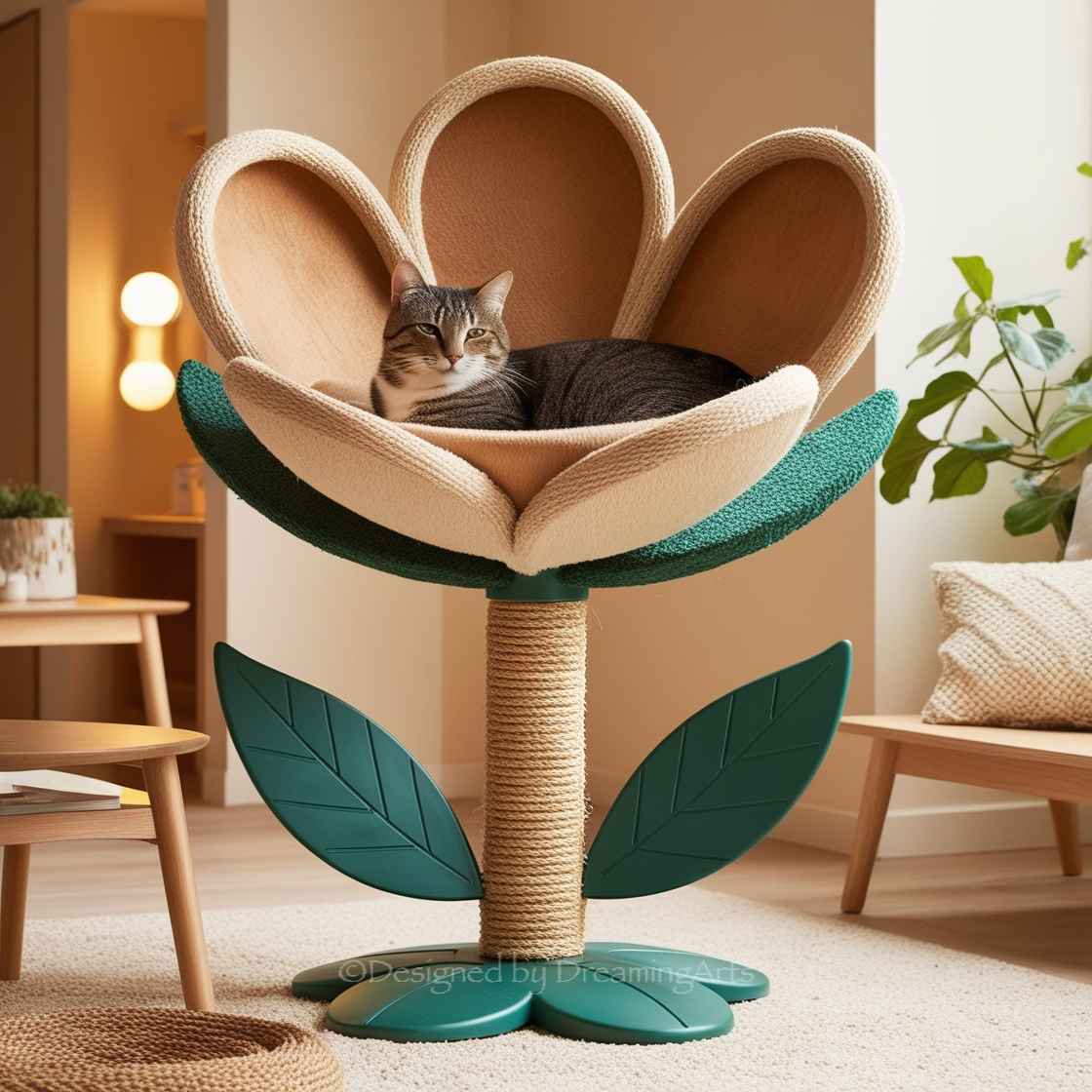 Flower Shaped Cat Tree