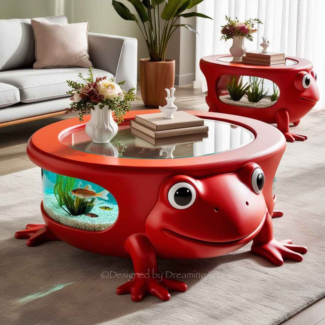 Frog Aquarium Coffee Table