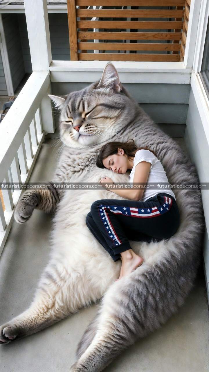 fluffy cat-shaped beds