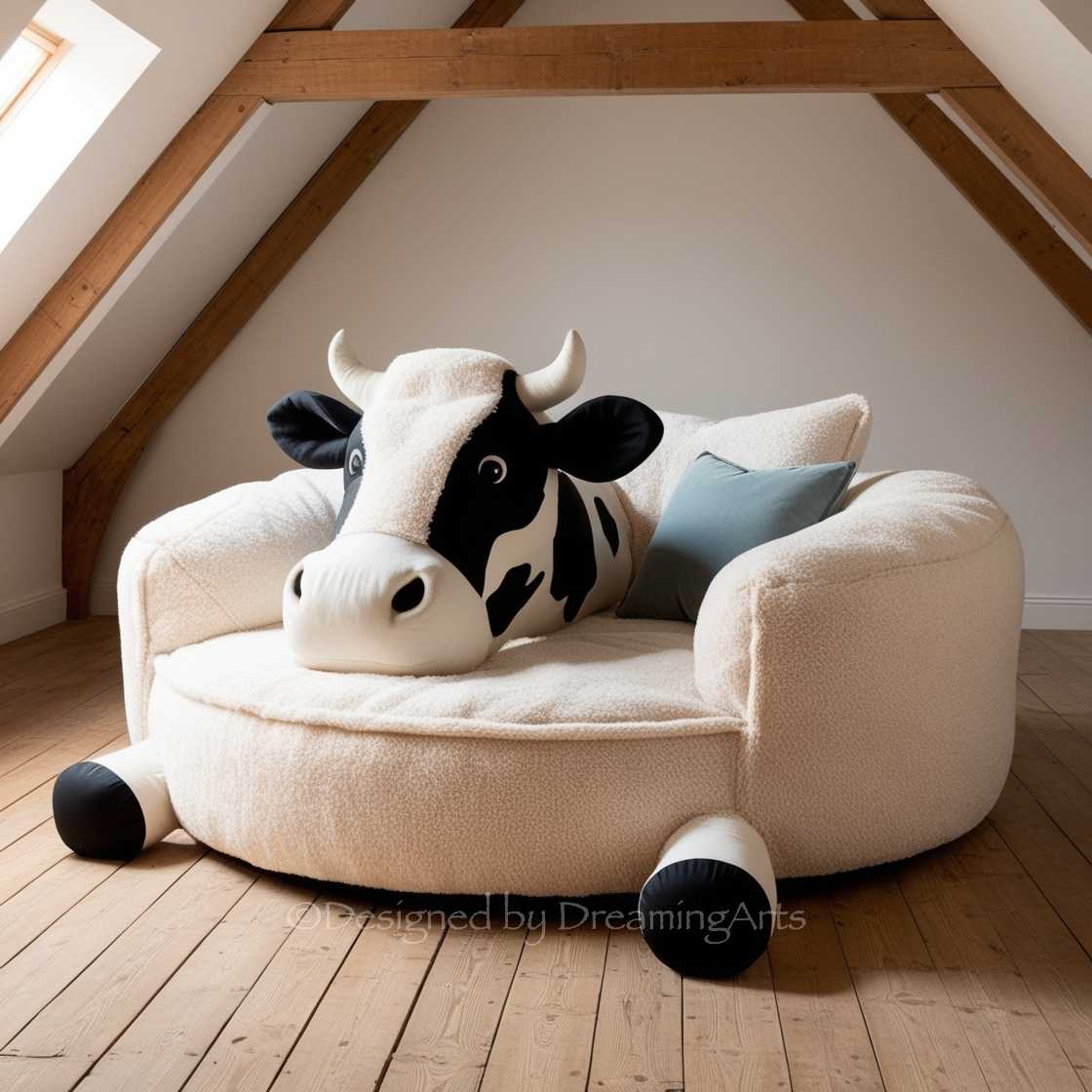 Giant Cow Lounger