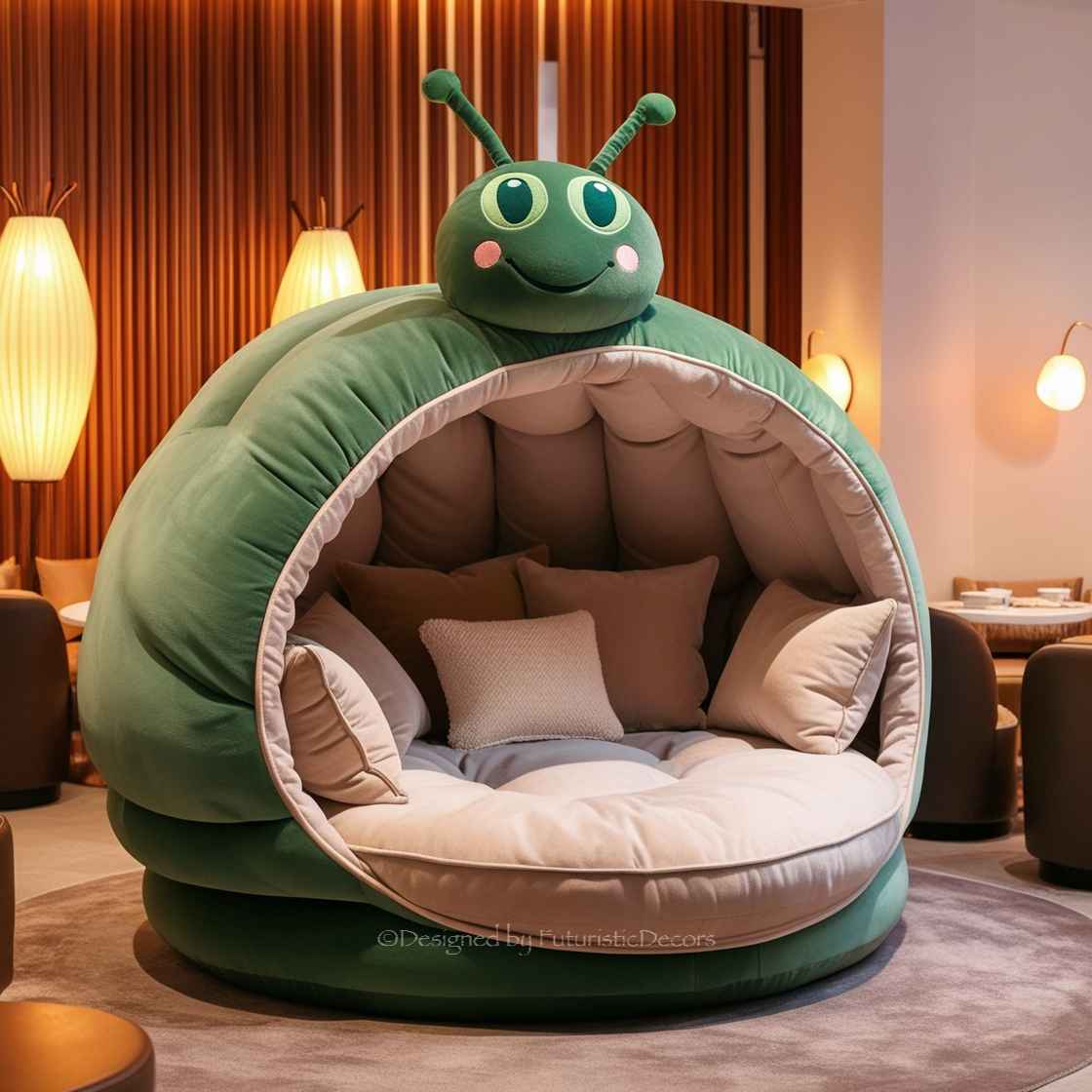 Giant caterpillar Lounger