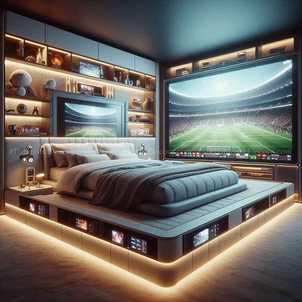 Giant TV Bed