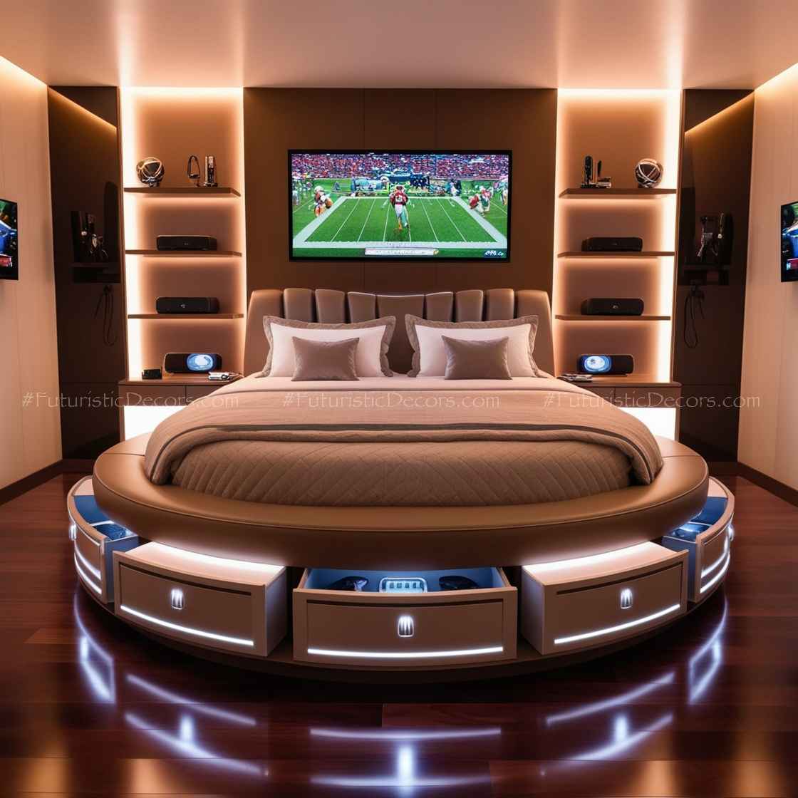 Giant TV Bed