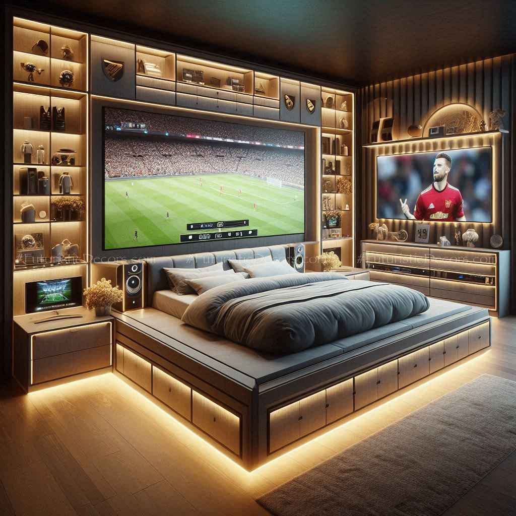 Giant TV Bed